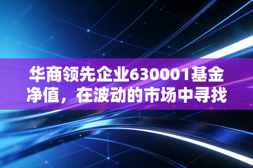 华商领先企业630001基金净值,在波动的市场中寻找定力,一位老基民的深度复盘与思考