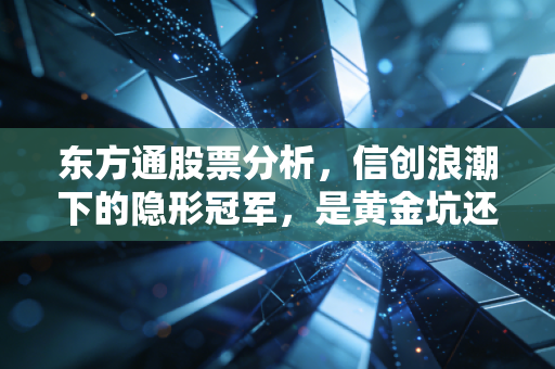 东方通股票分析，信创浪潮下的隐形冠军，是黄金坑还是估值陷阱？