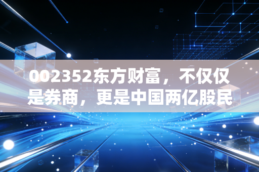 002352东方财富,不仅仅是券商,更是中国两亿股民的情绪出口