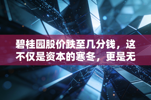 碧桂园股价跌至几分钱,这不仅是资本的寒冬,更是无数普通人生活的缩影