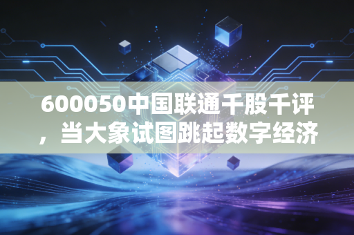 600050中国联通千股千评,当大象试图跳起数字经济的舞步,我们该坚守还是离场?