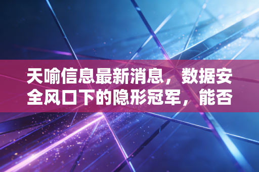 天喻信息最新消息,数据安全风口下的隐形冠军,能否借力eSIM与数字人民币突围?