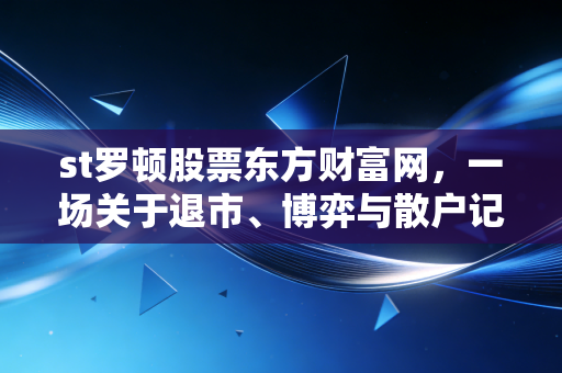 st罗顿股票东方财富网,一场关于退市、博弈与散户记忆的深度复盘