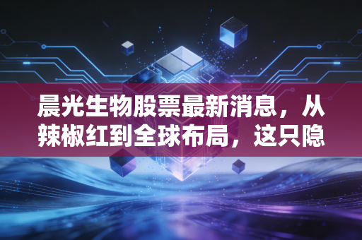 晨光生物股票最新消息，从辣椒红到全球布局，这只隐形冠军还能买吗？