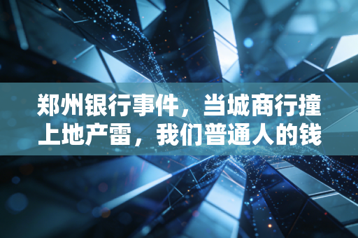 郑州银行事件，当城商行撞上地产雷，我们普通人的钱袋子还安全吗？