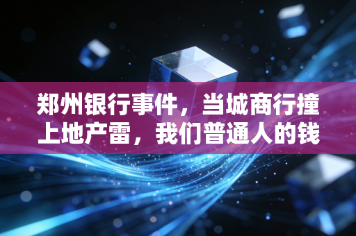郑州银行事件，当城商行撞上地产雷，我们普通人的钱袋子还安全吗？