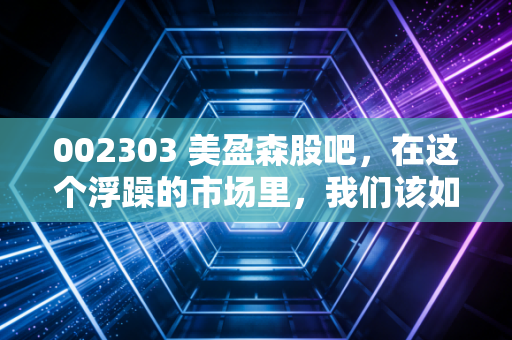 002303 美盈森股吧，在这个浮躁的市场里，我们该如何守住这份纸富贵？