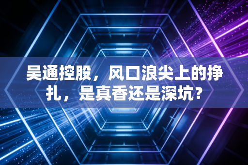 吴通控股,风口浪尖上的挣扎,是真香还是深坑?