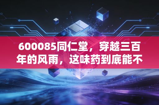 600085同仁堂，穿越三百年的风雨，这味药到底能不能治好我们的投资焦虑？