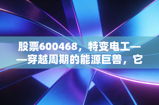 股票600468，特变电工——穿越周期的能源巨兽，它是你投资组合中的定海神针吗？