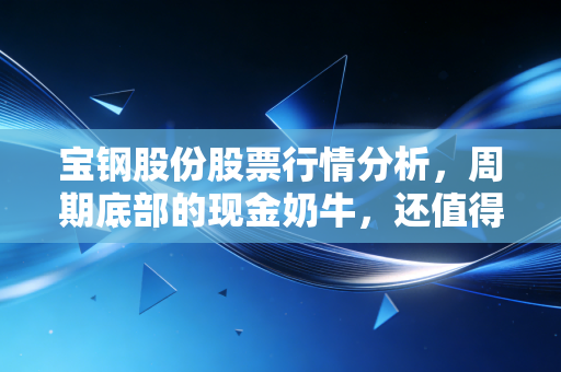 宝钢股份股票行情分析,周期底部的现金奶牛,还值得守候吗?