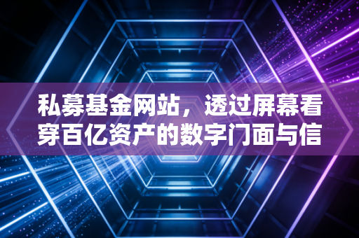 私募基金网站,透过屏幕看穿百亿资产的数字门面与信任博弈