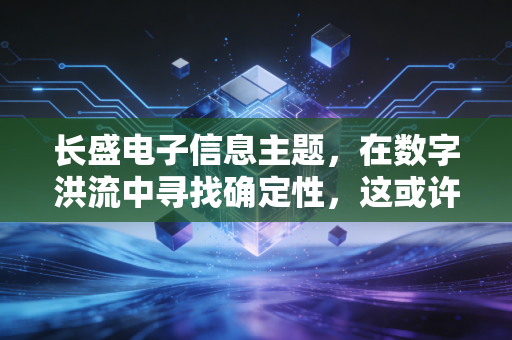 长盛电子信息主题,在数字洪流中寻找确定性,这或许是未来十年的财富密码