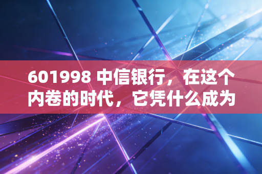 601998 中信银行，在这个内卷的时代，它凭什么成为稳健投资者的压舱石？