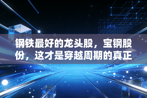 钢铁最好的龙头股，宝钢股份，这才是穿越周期的真正硬通货