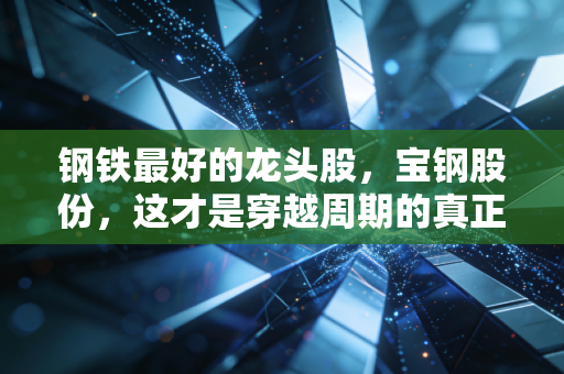 钢铁最好的龙头股，宝钢股份，这才是穿越周期的真正硬通货