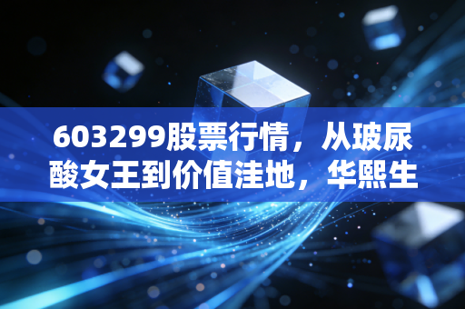 603299股票行情,从玻尿酸女王到价值洼地,华熙生物还能翻身吗?