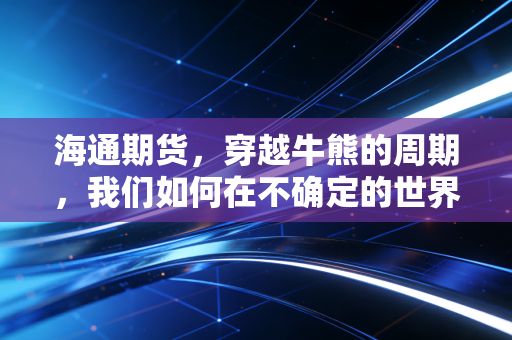 海通期货,穿越牛熊的周期,我们如何在不确定的世界里守住财富?