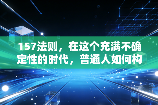 157法则，在这个充满不确定性的时代，普通人如何构建反脆弱的财富护城河