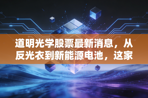 道明光学股票最新消息,从反光衣到新能源电池,这家隐形冠军能否迎来第二春?