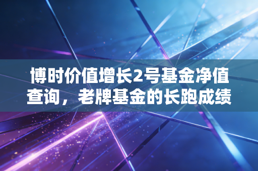 博时价值增长2号基金净值查询,老牌基金的长跑成绩单与价值投资的冷思考