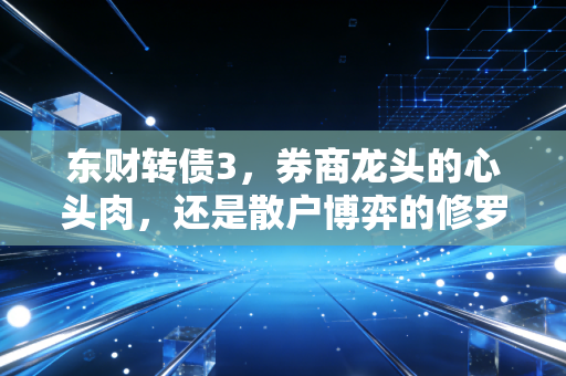 东财转债3，券商龙头的心头肉，还是散户博弈的修罗场？