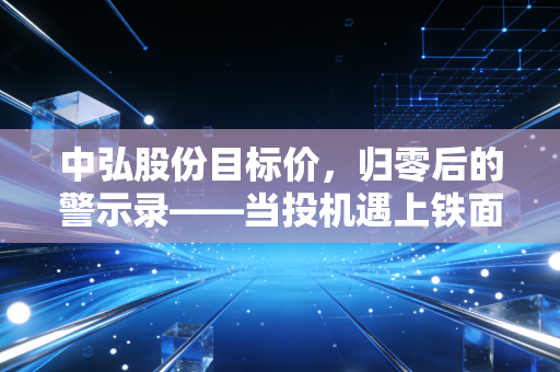 中弘股份目标价,归零后的警示录——当投机遇上铁面监管