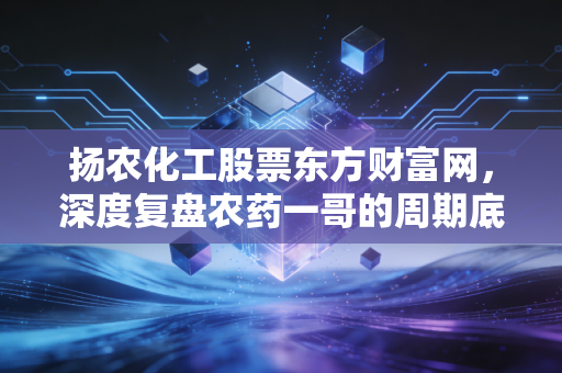 扬农化工股票东方财富网,深度复盘农药一哥的周期底色与成长韧性,散户该如何抉择?