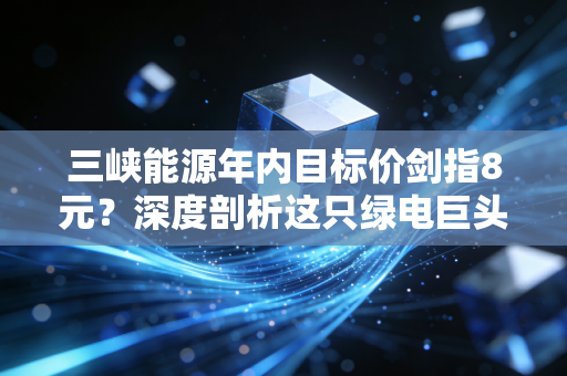 三峡能源年内目标价剑指8元？深度剖析这只绿电巨头的投资逻辑与生活隐喻