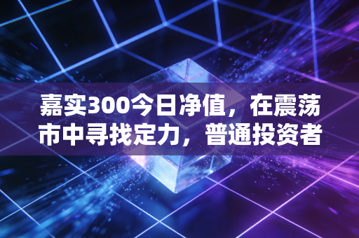 嘉实300今日净值,在震荡市中寻找定力,普通投资者的避风港还能稳吗?