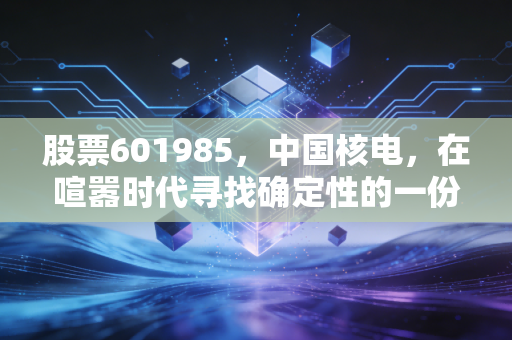 股票601985,中国核电,在喧嚣时代寻找确定性的一份长情告白