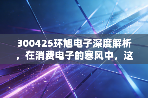 300425环旭电子深度解析,在消费电子的寒风中,这只SiP巨头的破局之道
