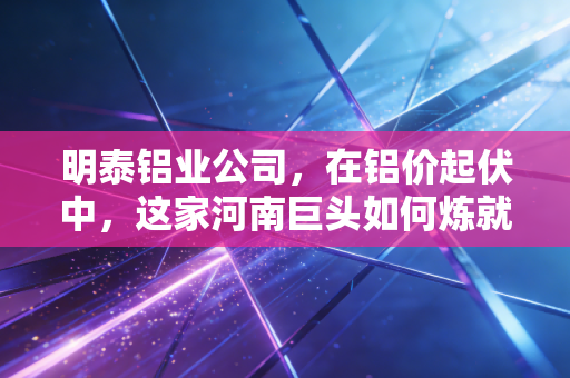明泰铝业公司，在铝价起伏中，这家河南巨头如何炼就硬核生存法则？
