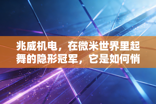 兆威机电，在微米世界里起舞的隐形冠军，它是如何悄悄改变我们生活的？