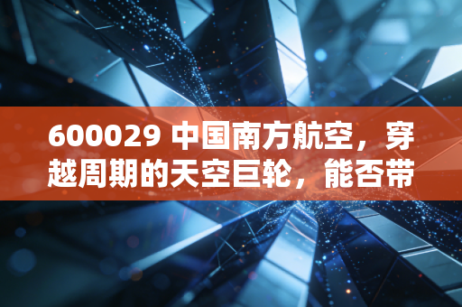 600029 中国南方航空,穿越周期的天空巨轮,能否带我们飞回盈利的春天?