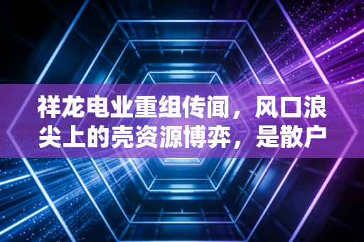 祥龙电业重组传闻，风口浪尖上的壳资源博弈，是散户的盛宴还是修罗场？