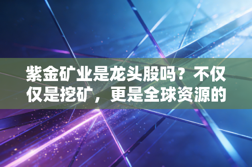 紫金矿业是龙头股吗？不仅仅是挖矿，更是全球资源的博弈