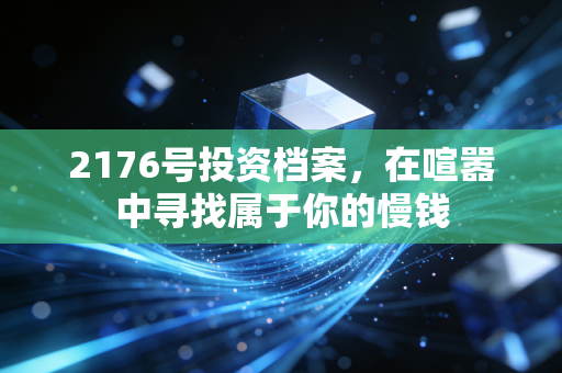 2176号投资档案,在喧嚣中寻找属于你的慢钱