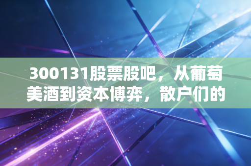 300131股票股吧,从葡萄美酒到资本博弈,散户们的爱恨情仇究竟为哪般?