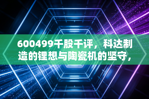 600499千股千评，科达制造的锂想与陶瓷机的坚守，这波行情到底能不能追？