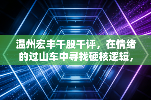 温州宏丰千股千评，在情绪的过山车中寻找硬核逻辑，散户眼中的温州模式还能走多远？