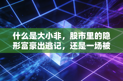 什么是大小非，股市里的隐形富豪出逃记，还是一场被误读的财富游戏？