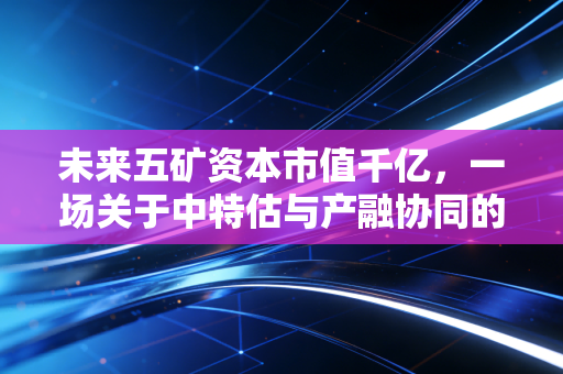 未来五矿资本市值千亿，一场关于中特估与产融协同的深度价值重估