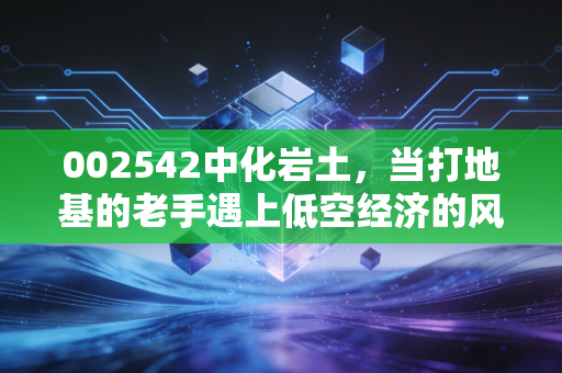 002542中化岩土，当打地基的老手遇上低空经济的风口，这只股能否迎来第二春？