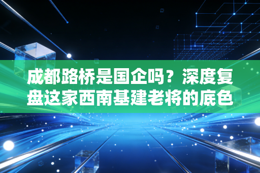 成都路桥是国企吗？深度复盘这家西南基建老将的底色与民企突围战