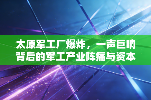 太原军工厂爆炸,一声巨响背后的军工产业阵痛与资本市场的冷思考