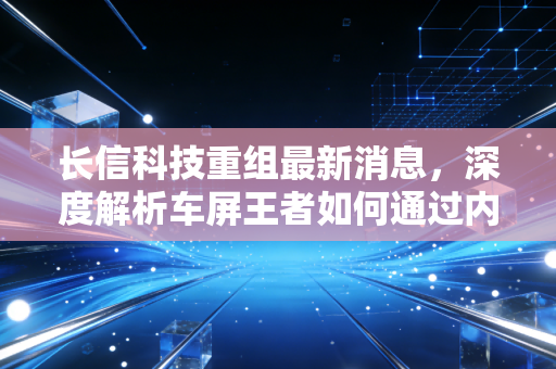 长信科技重组最新消息，深度解析车屏王者如何通过内部手术重塑估值，是陷阱还是机遇？