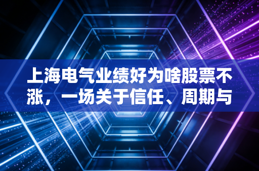 上海电气业绩好为啥股票不涨，一场关于信任、周期与大象起舞的深度博弈