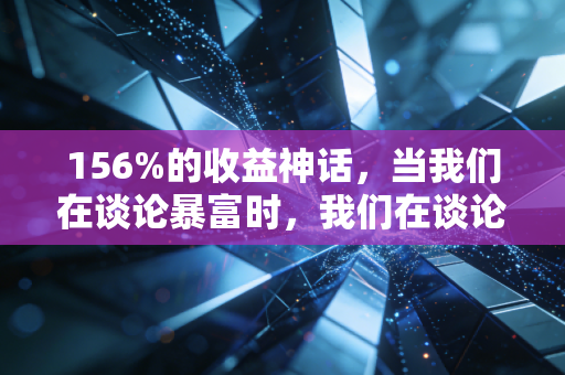 156%的收益神话，当我们在谈论暴富时，我们在谈论什么？
