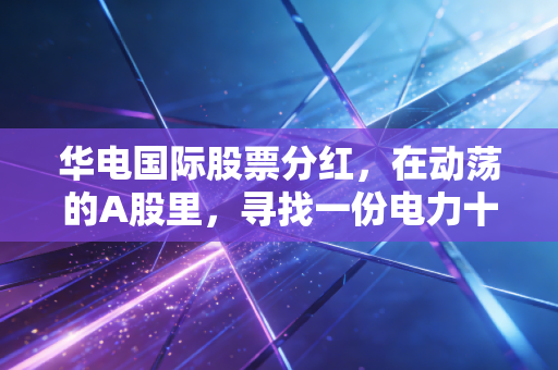 华电国际股票分红，在动荡的A股里，寻找一份电力十足的稳稳幸福